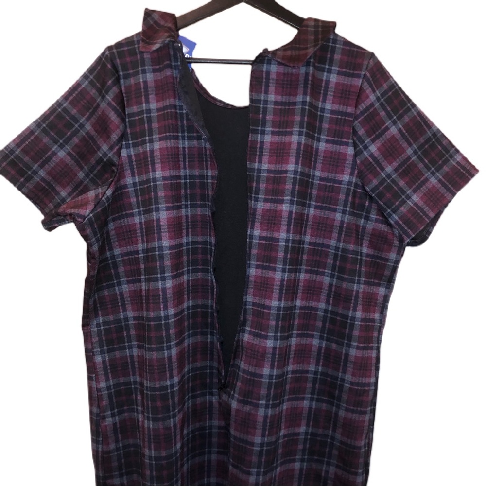 PIPHANY Plaid Harlem Dress 2X NWT - Picture 6 of 8